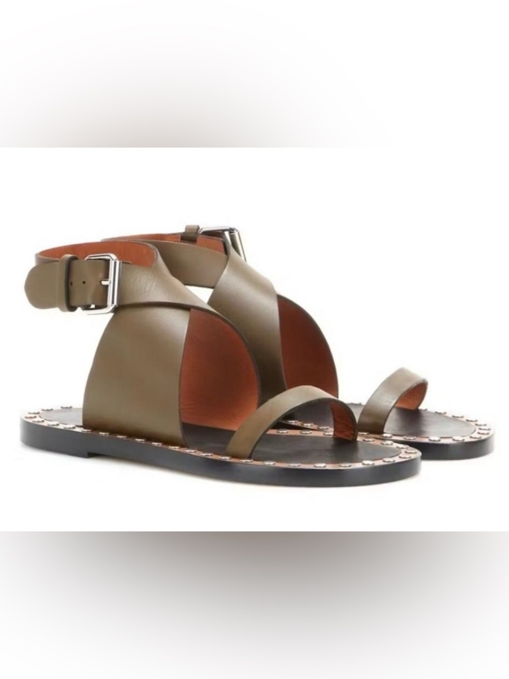 Janis stud-embellished flat sandals